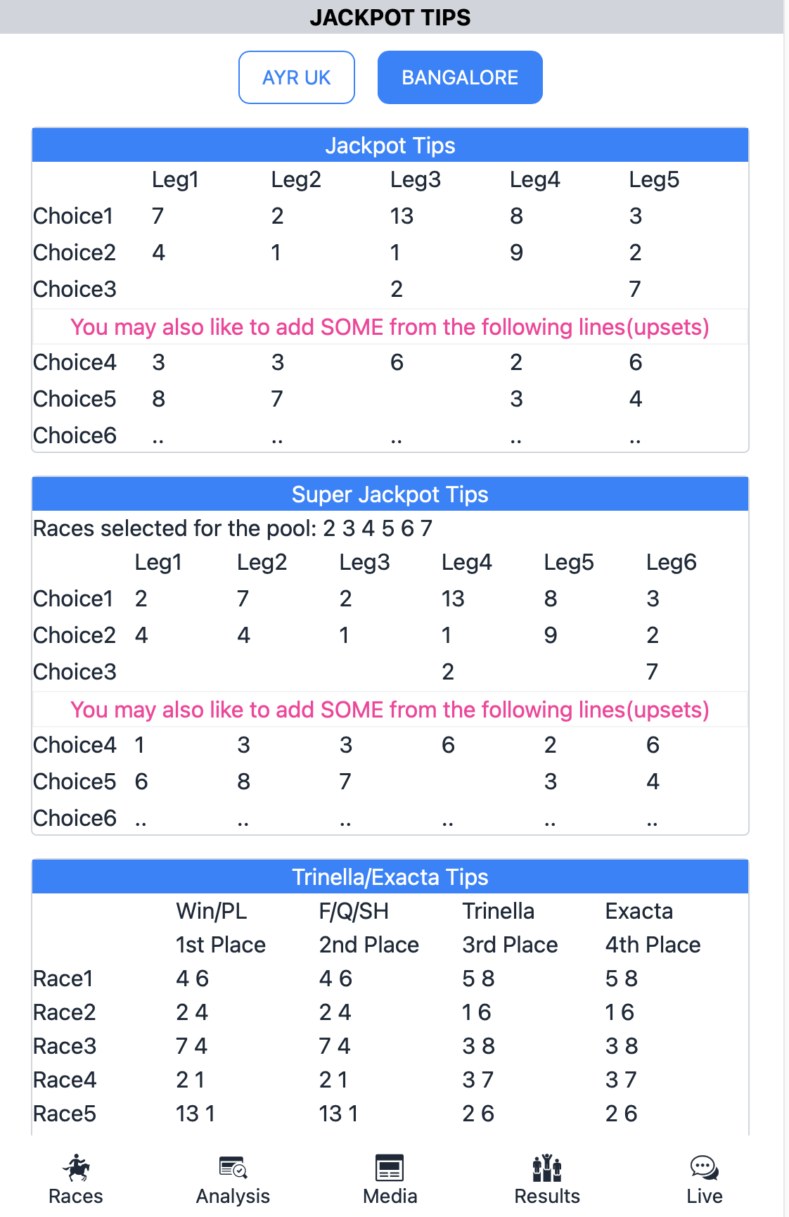 Jackpot Tips screenshot